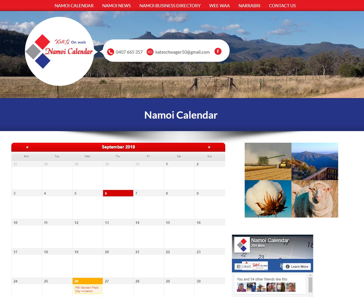 Namoi Calendar